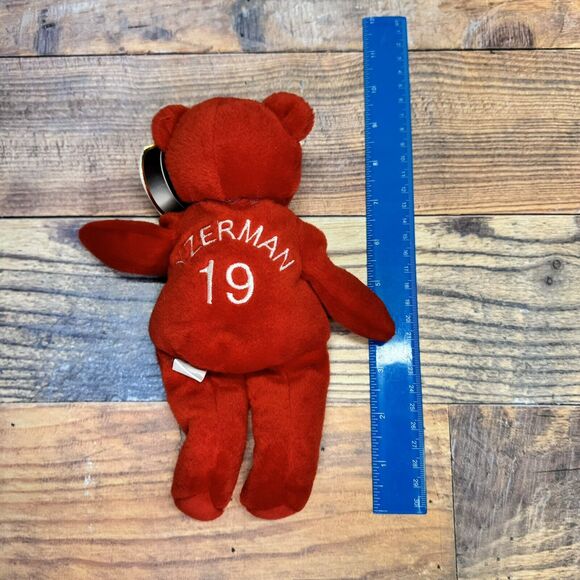 Steve Yzerman Salvinos Bammers 9" Bean Bag Plush‎ Bear NHL Detroit Red Wings #19 - Picture 3 of 9
